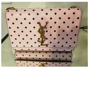 YSL POLKA DOT SMALL KATE HANDBAG